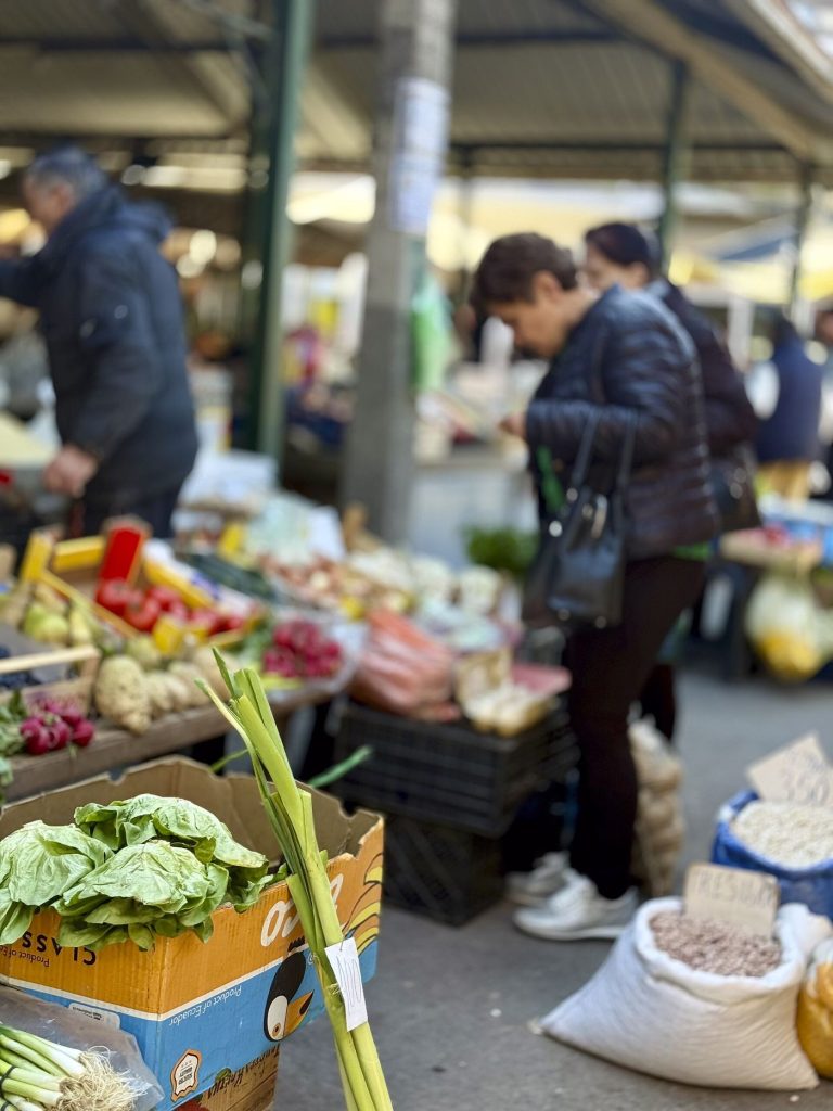 Food Banks Build Fresh Produce Into Their Networks Fresh produce at a market